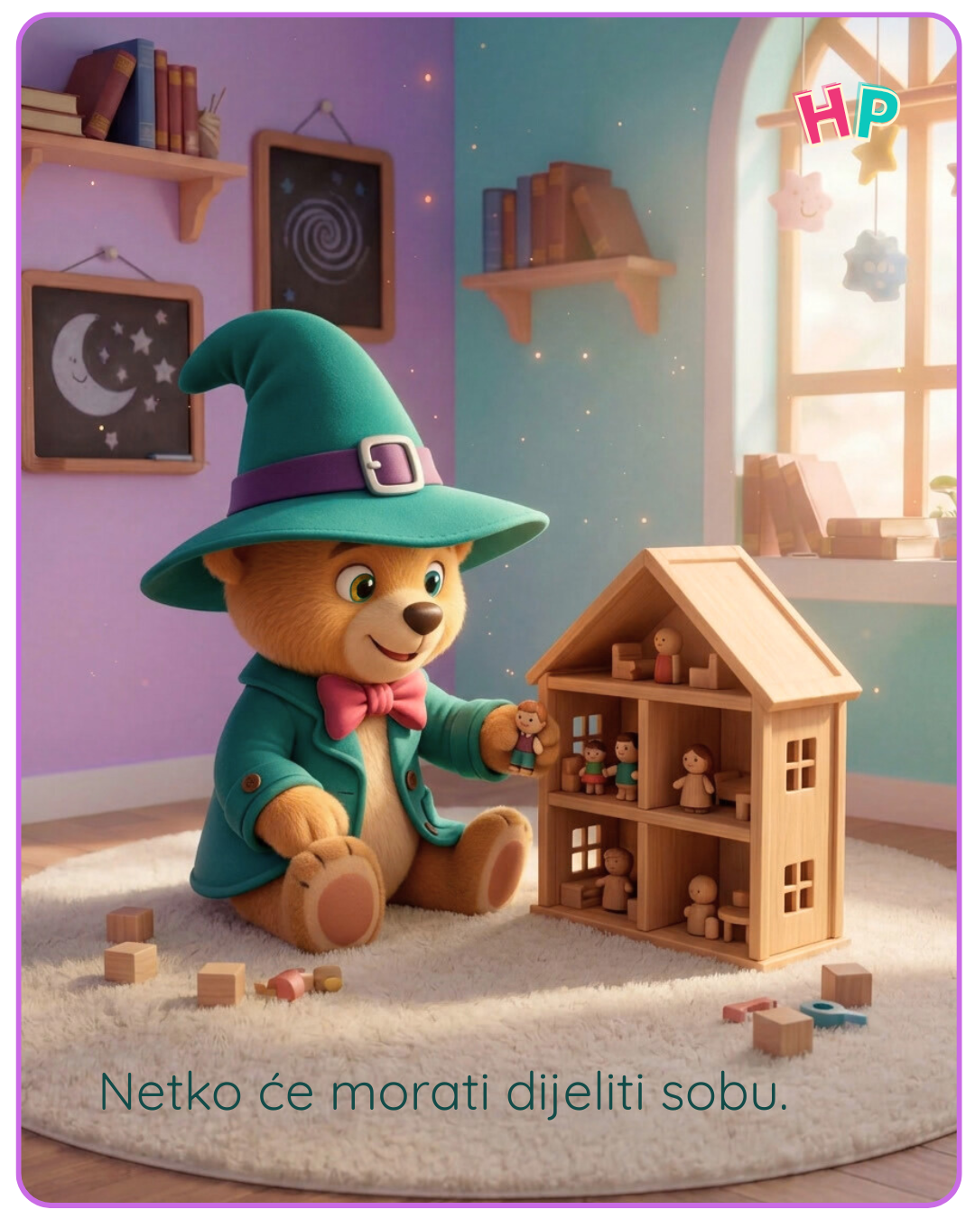 Teddy s kućicom u Hokus Pokus kućici