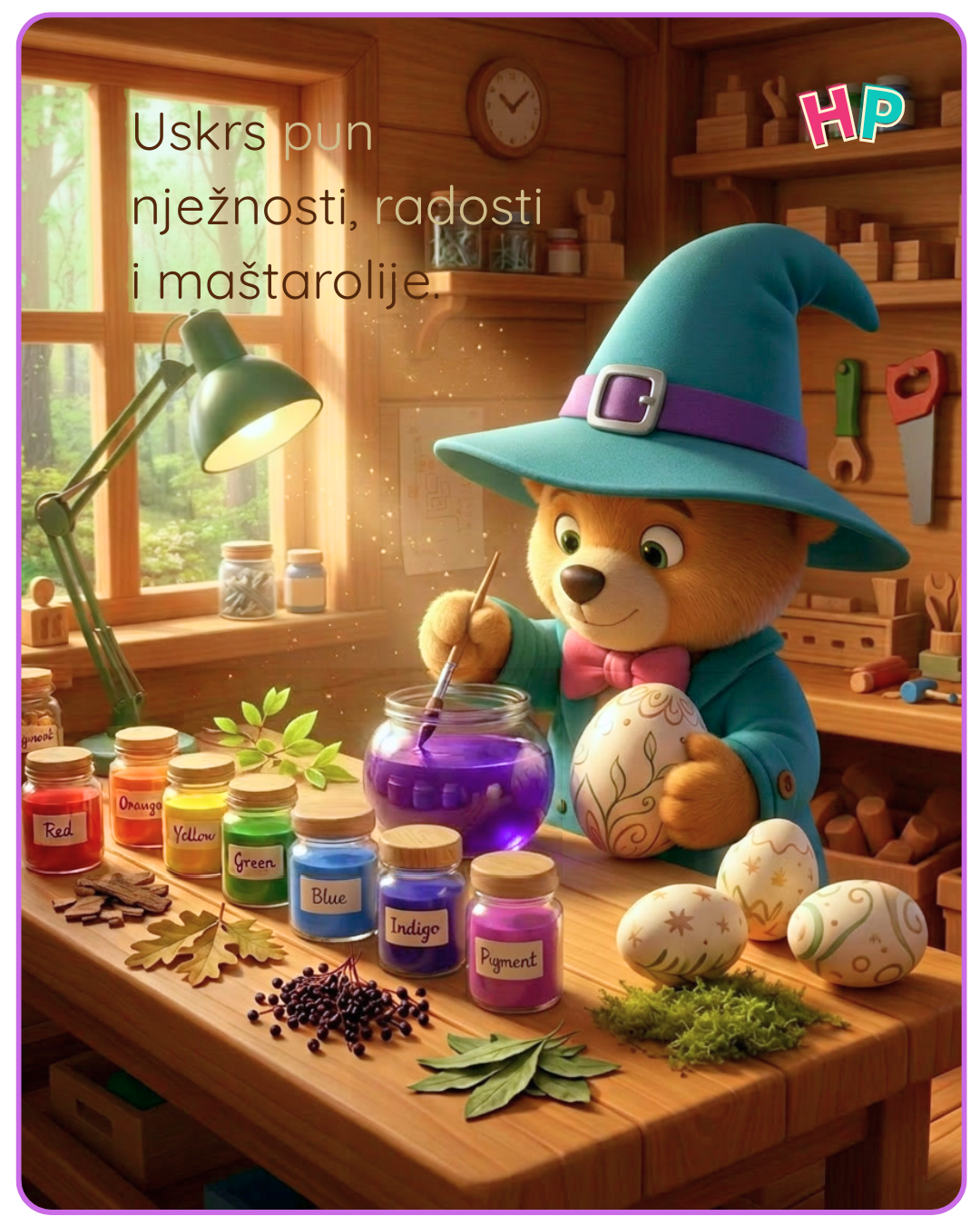 Teddy u radionici s bojama i pisanicama u Blagodolu