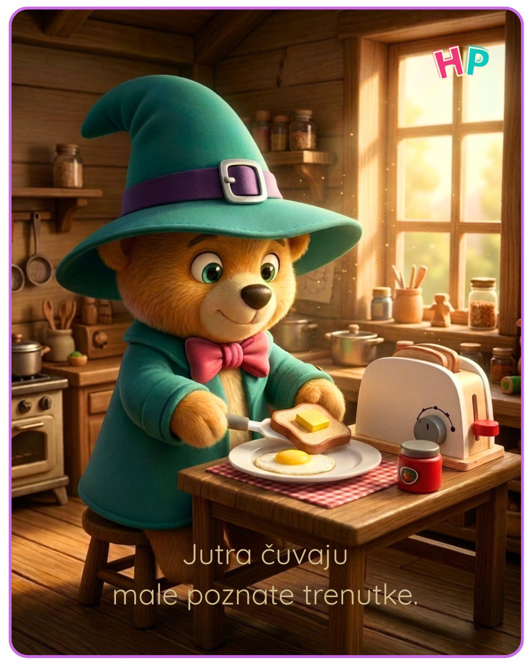 Teddy u Blagodolu priprema doručak